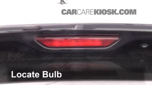 2017 Jeep Grand Cherokee Laredo 3.6L V6 FlexFuel Éclairage Feu de freinage central (remplacer l'ampoule)